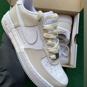 Nike Air Force 1 CUSTOMS Nude